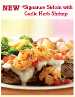 Signature Sirloin with Garlic Herb Shrimp